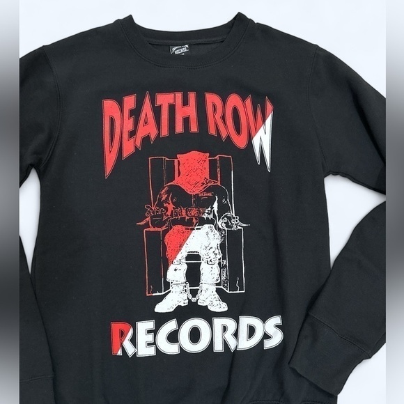 NWT Crooks & Castles x Death Row Records Split Chair Logo Sweatshirt - Picture 2 of 3